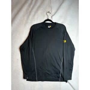 Under Armour Base 2.0 Mens XL Black Long Sleeve Fitted ColdGear Shirt Base Layer